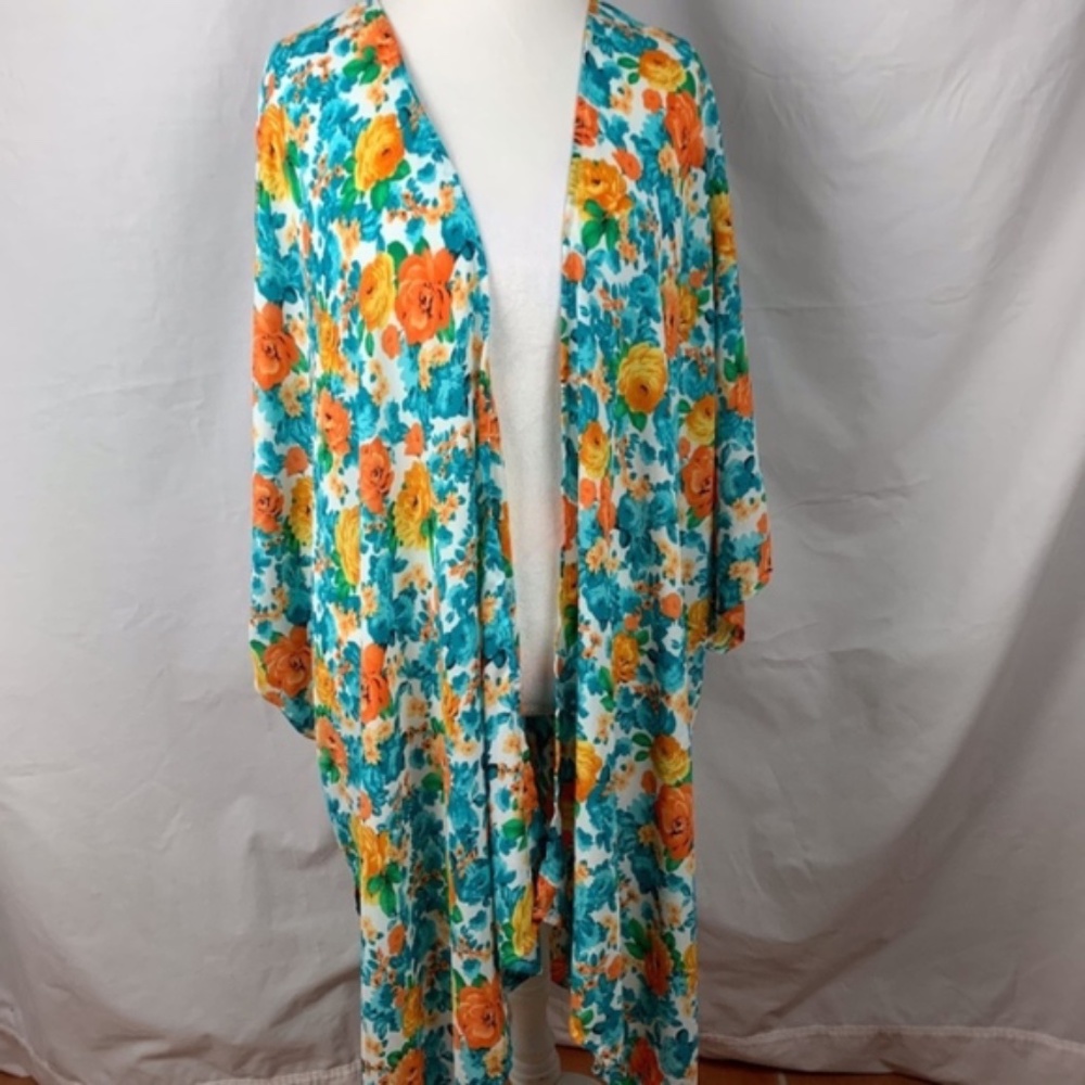 Agnes & Dora women's floral kimono, XS/S NWOT